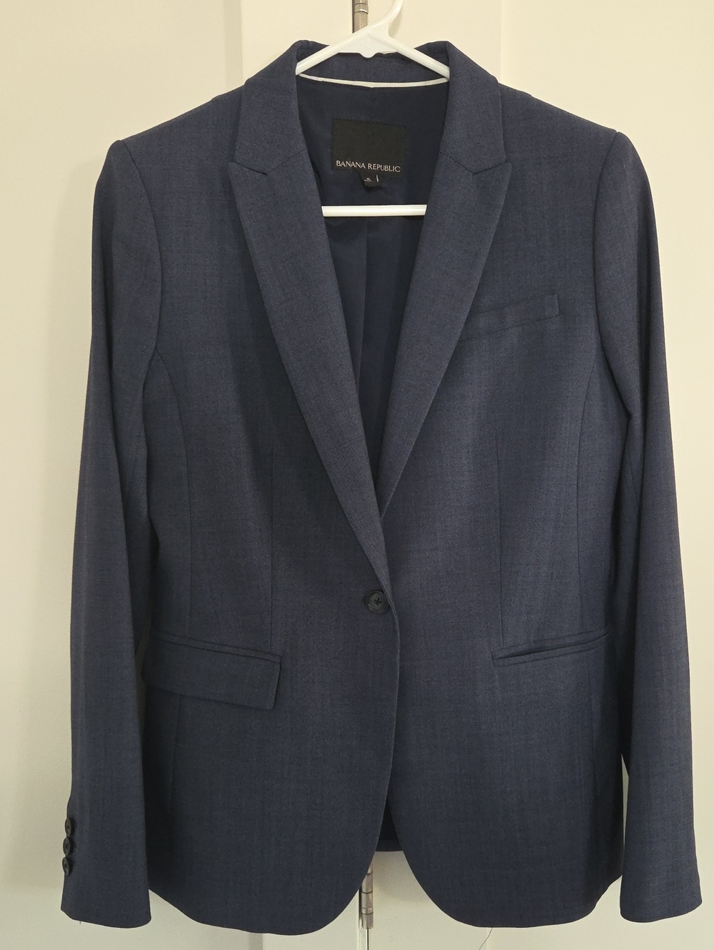 Banana Republic Women's Long & Lean-Fit Lightweight Wool Blazer